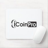 iCoinProLogoブラック マウスパッド (マウス)
