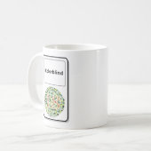 iColorblindのコーヒー・マグ コーヒーマグカップ (正面左)