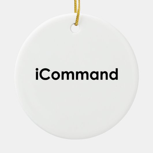 iCommandマーチングバンド司令官 セラミックオーナメント (正面)