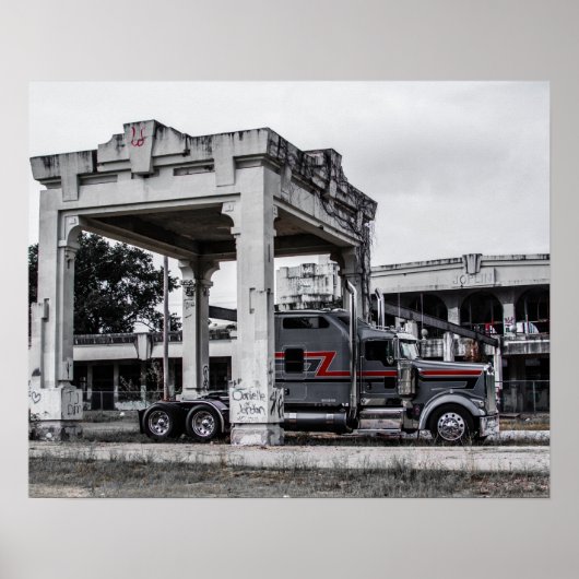 Icon Kenworth W900L Fleenor Bros. ポスター (正面)