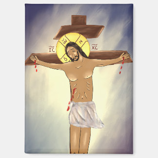 Icon of Christ on the Cross マグネット