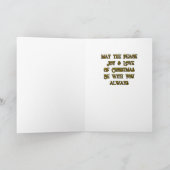 Icon of Mary and Jesus 5x7 folded Christmas Card シーズンカード (内部)