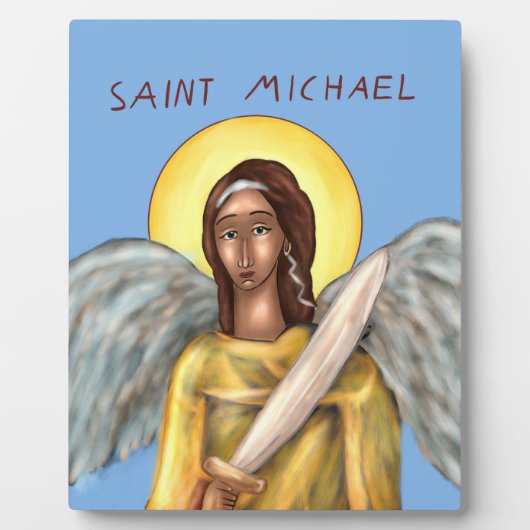 Icon of Saint Michael フォトプラーク (正面)