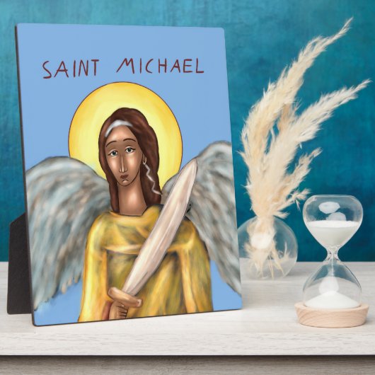 Icon of Saint Michael フォトプラーク (側面)
