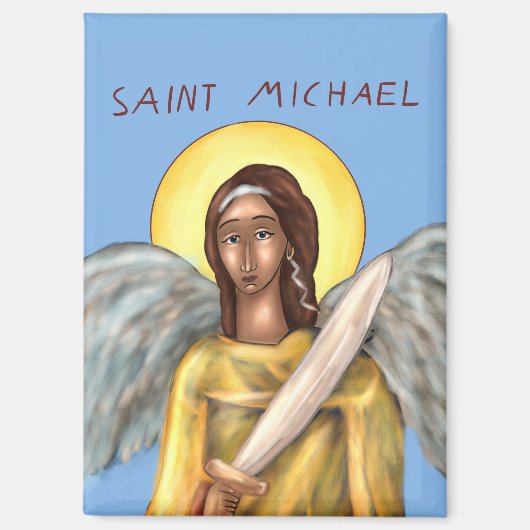 Icon of Saint Michael マグネット (正面)