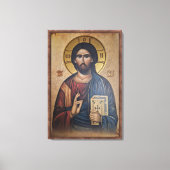 Icon of the Jesus Christ キャンバスプリント (正面)