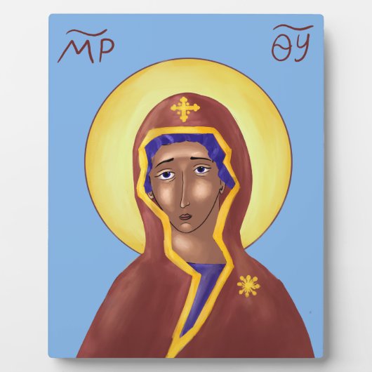 Icon of the Mother of God  フォトプラーク (正面)