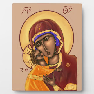 Icon of the Mother of God フォトプラーク