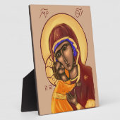 Icon of the Mother of God フォトプラーク (側面)