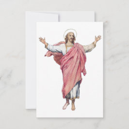 Icon of the Risen Lord Holy Card サンキューカード