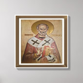 Icon of the Saint Nicholas キャンバスプリント (正面)
