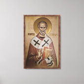 Icon of the Saint Nicholas frame 2 キャンバスプリント (正面)