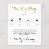 Icon Wedding Itinerary (正面)