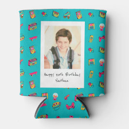 Iconic 90の誕生日ギフトと写真 缶クーラー