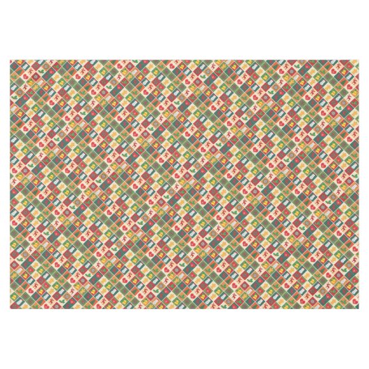 Iconic Christimas Tablecloth テーブルクロス (正面(横))