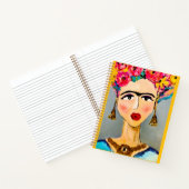 Iconic Frida Kahlo Notebook ノートブック (内部)