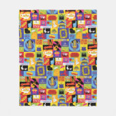 Iconic FRIENDS™ Pattern フリースブランケット (正面)