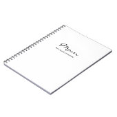 Iconic Fun Witty Cool Mom Minimalist Notebook ノートブック (左側)