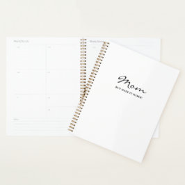 Iconic Fun Witty Cool Mom Minimalist Planner プランナー手帳