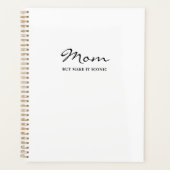 Iconic Fun Witty Cool Mom Minimalist Planner プランナー手帳 (正面)