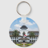 Iconic Gedung Sate Bandung Indonesia Keychain キーホルダー (裏面)