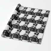 Iconic LGBTQ Gay Leather Daddy Wrapping Paper ラッピングペーパー (アンロールド)