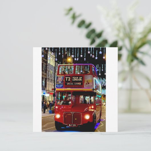 Iconic London - Christmas  カード (スタンド正面)
