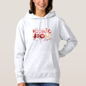 Iconic Mom Faux Yarn Style Hoodie – Cozy Women’s  パーカ (正面)