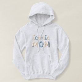 Iconic Mom Faux Yarn Style Hoodie – Cozy Women’s  パーカ