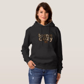 Iconic Mom Faux Yarn Style Hoodie – Cozy Women’s P パーカ (正面フル)