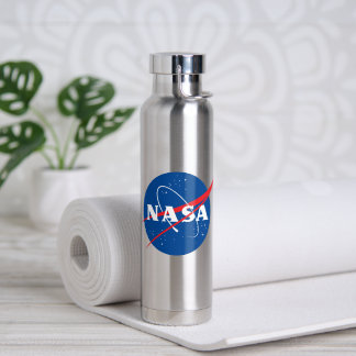 Iconic NASA Mercury Gray Insulated 22 oz ウォーターボトル