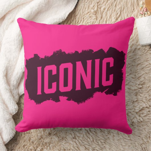 ICONIC Statement Throw Pillow クッション (ブランケット)