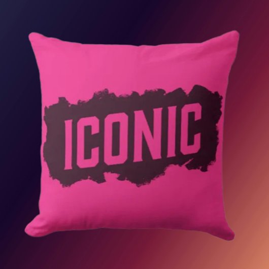 ICONIC Statement Throw Pillow クッション