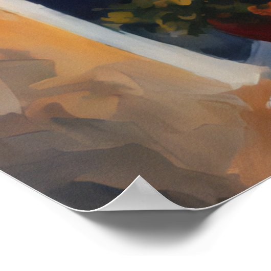 Iconic Views of Oia ポスター (角)