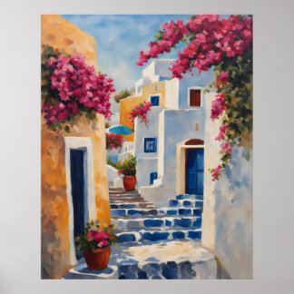 Iconic Views of Oia ポスター