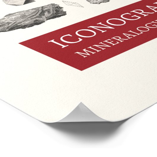 Iconography - Mineralogy ポスター (角)
