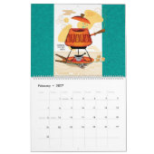 Icons Of The Mid-Century カレンダー (2月 2027)