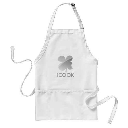 iCookエプロン |Macロゴパロディ スタンダードエプロン (正面)