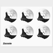 ICoS蔵書票、署名作家 ラウンドシール (シート)