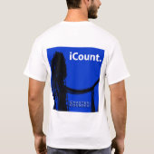 iCountのティー Tシャツ (裏面)