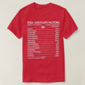 Icqa Associate Icqa Associate Icqa Associate Fact Tシャツ (デザイン正面)