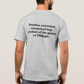 iCrapのTシャツ Tシャツ (裏面)