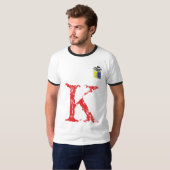ICSの旗"K"の-キロのTシャツ Tシャツ (正面フル)