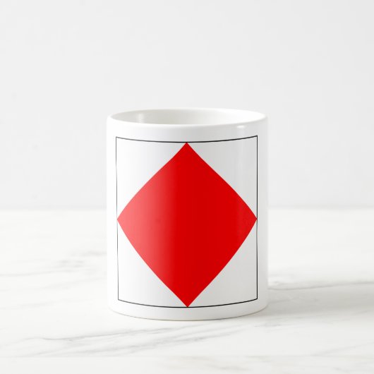 ICSの旗F コーヒーマグカップ (中央)
