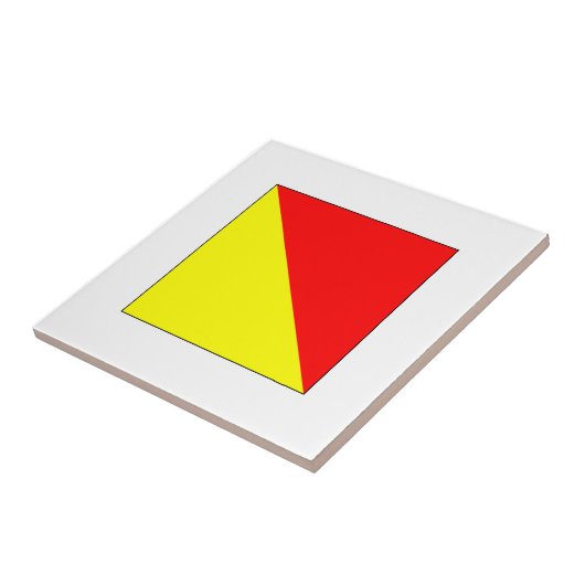 ICSの旗O タイル (側面)