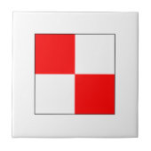 ICSの旗U タイル (正面)