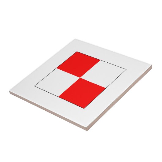 ICSの旗U タイル (側面)