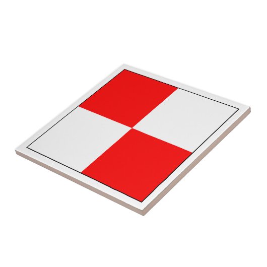 ICSの旗U タイル (側面)