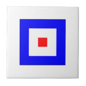 ICSの旗W タイル (正面)