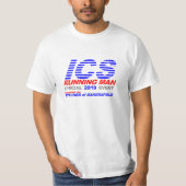ICSの連続した人は衰退しました Tシャツ (正面)